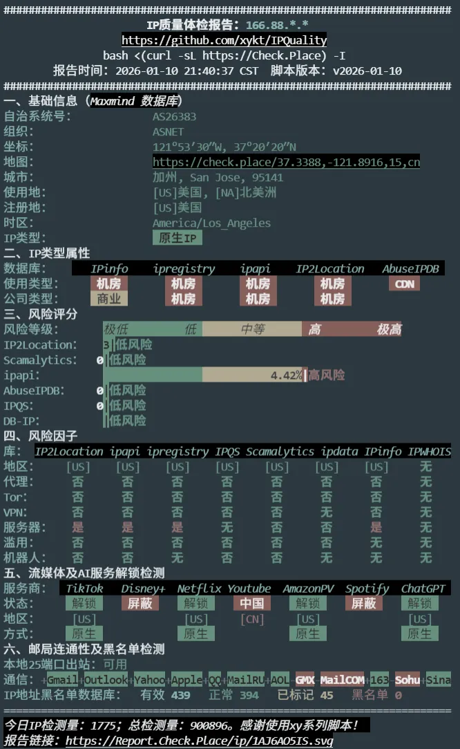 IP质量测试截图